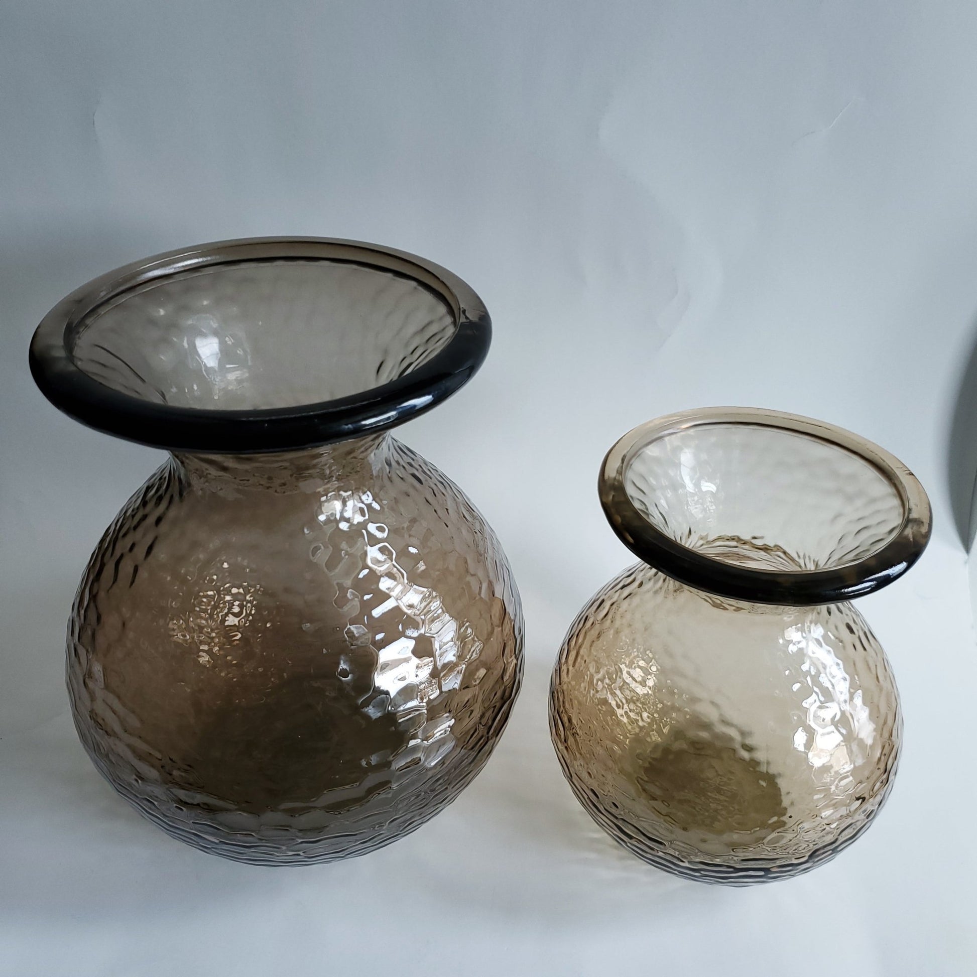 Amber Recycled Glass Vase - Tamayne's Decor & Events